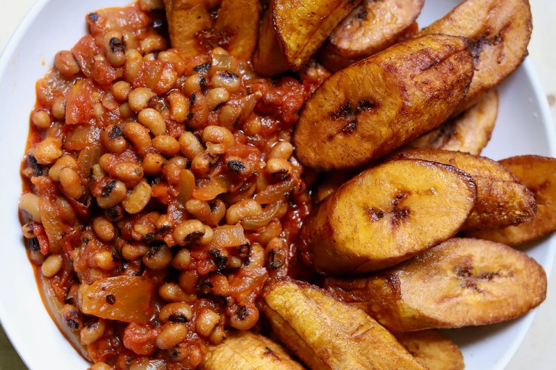 Ghanaian Plantain and Beans