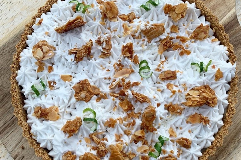 Chef Shai’s Signature Vegan and Gluten-Free Coconut Key Lime Pie