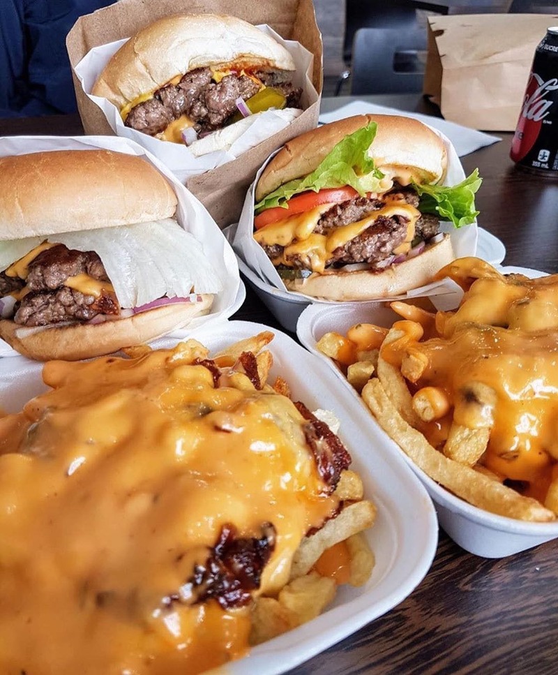 Double Cheeseburgers & California Style Fries