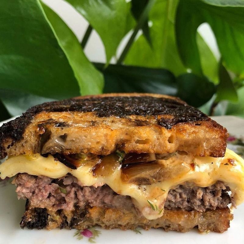 Patty Melt With Dry Aged Beef