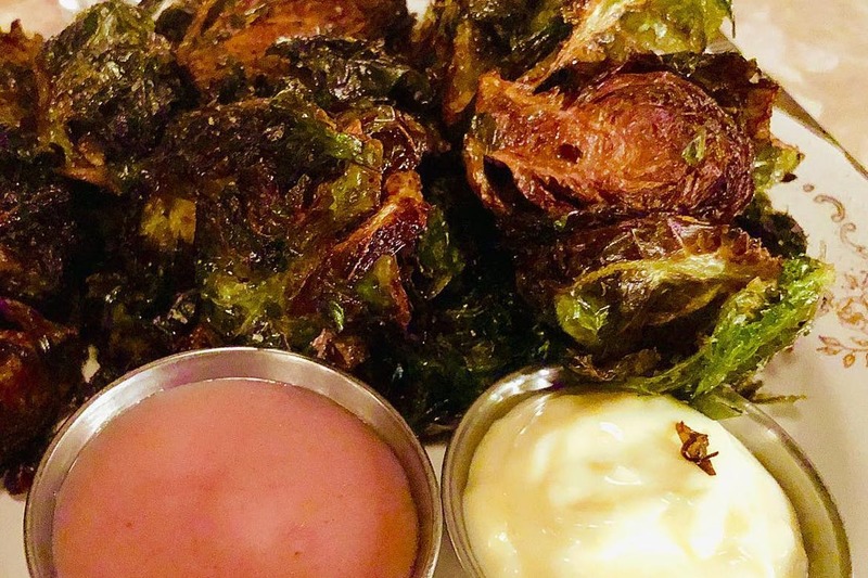 The Ace’s Brussels Sprouts with Lemon Aioli and Red Wine Vinaigrette