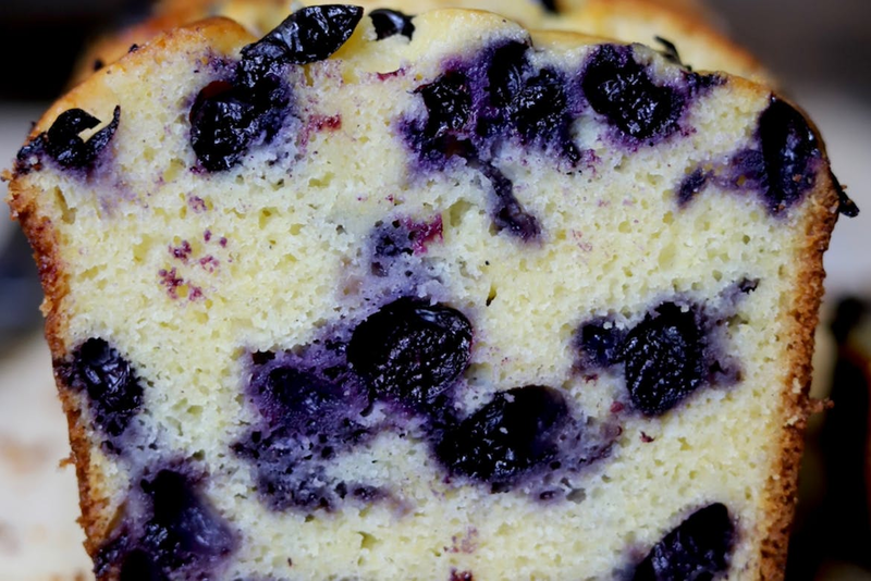 Blueberry Cornmeal Loaf