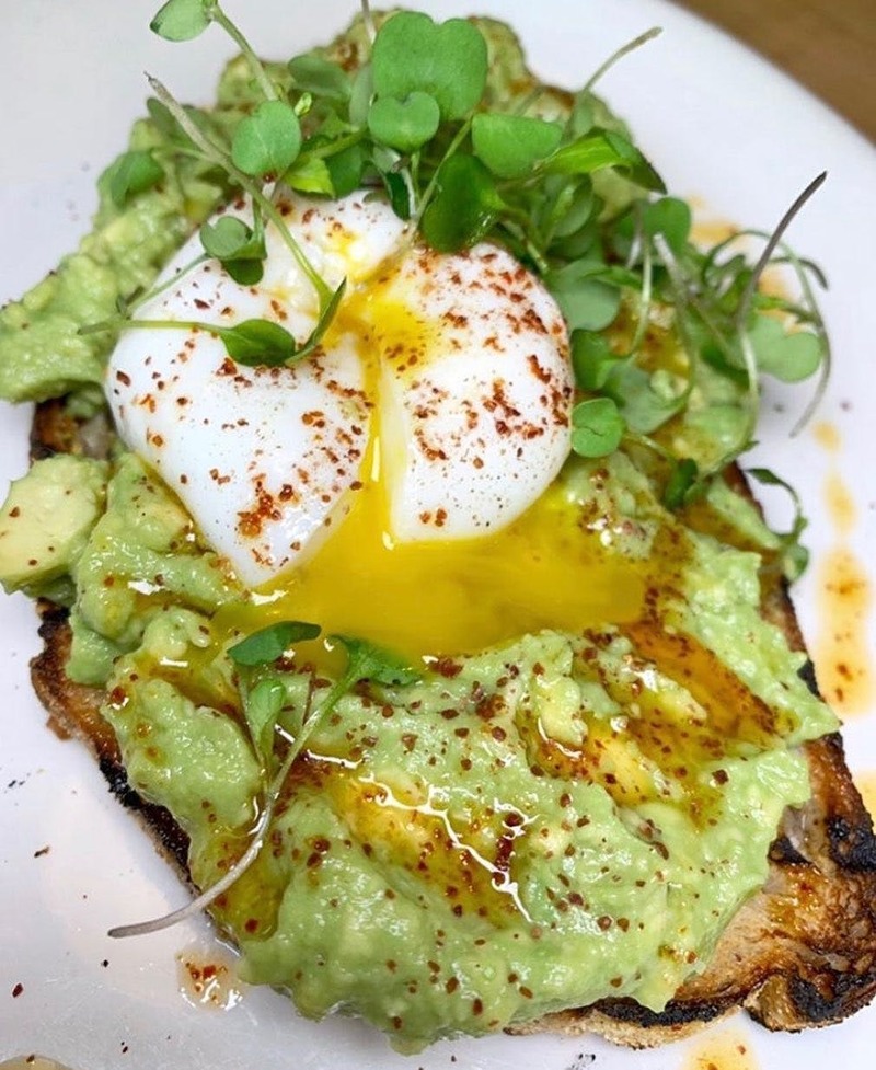 Mary Be Kitchen's Avocado Toast With a Poached Egg