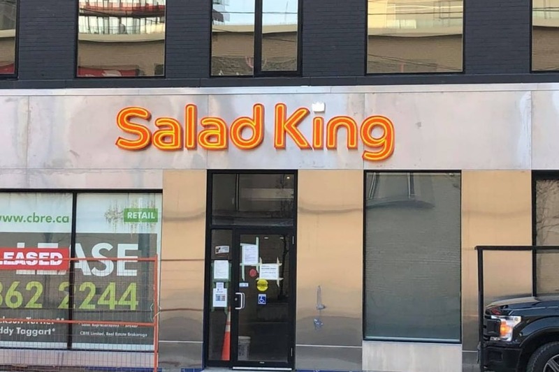 Salad King is almost ready to open second location on Queen West