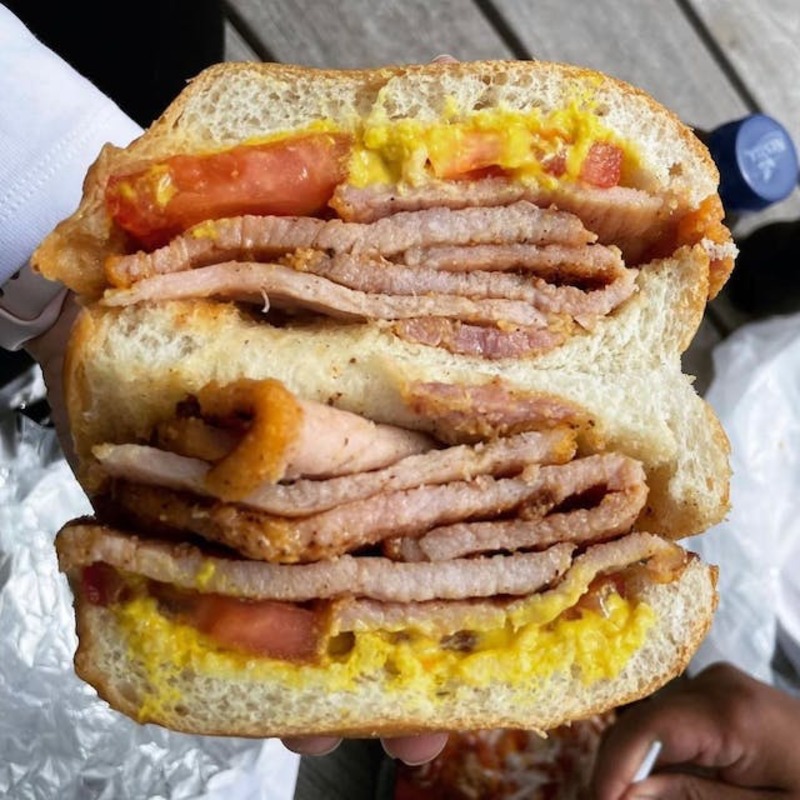 Peameal Bacon Sandwich from Carousel Bakery