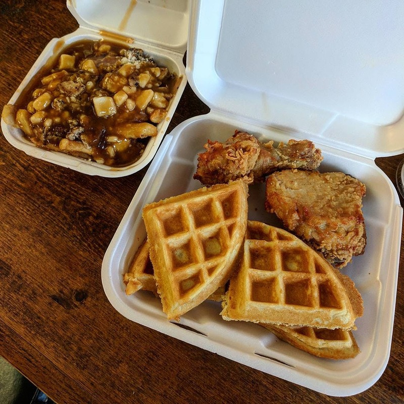 Island Fried Chicken and Waffles