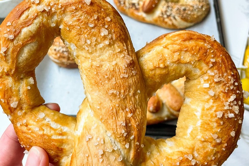 Soft Pretzels With Pepperoncini Queso