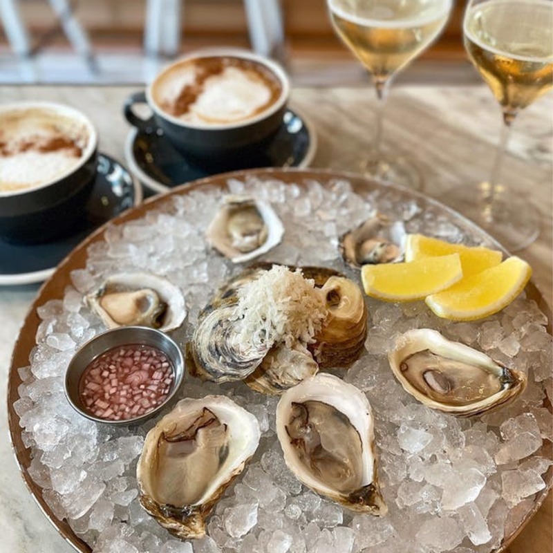 Coffee Oysters Champagne
