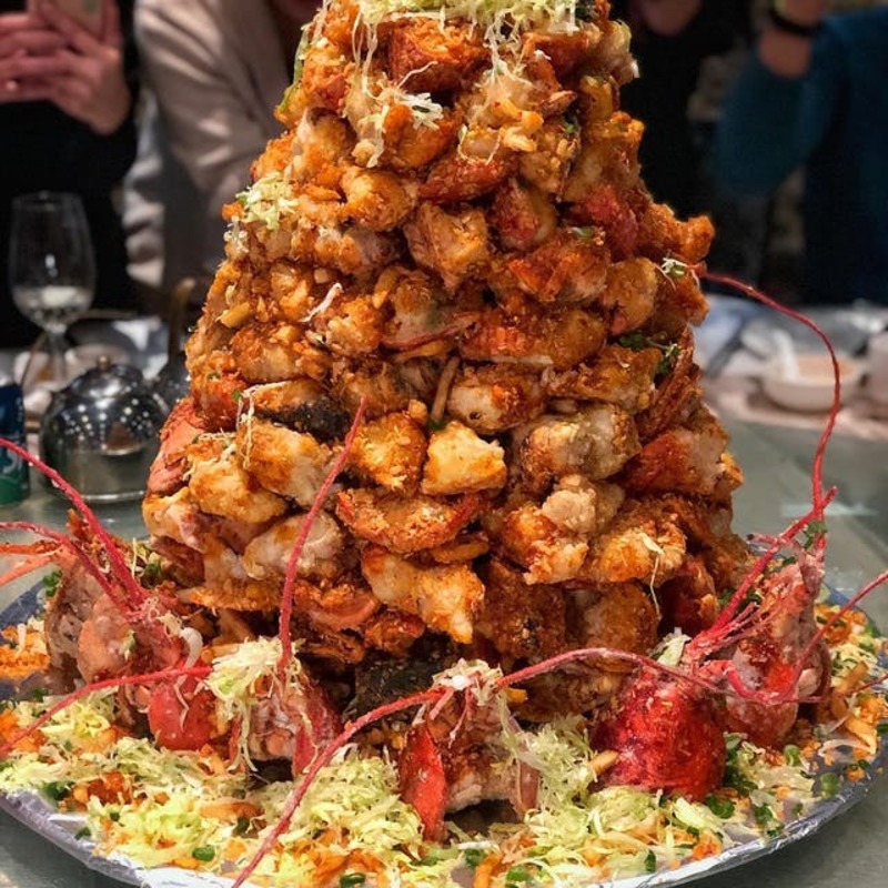 H.K. Style Lobster Tower from Fishman Lobster Clubhouse