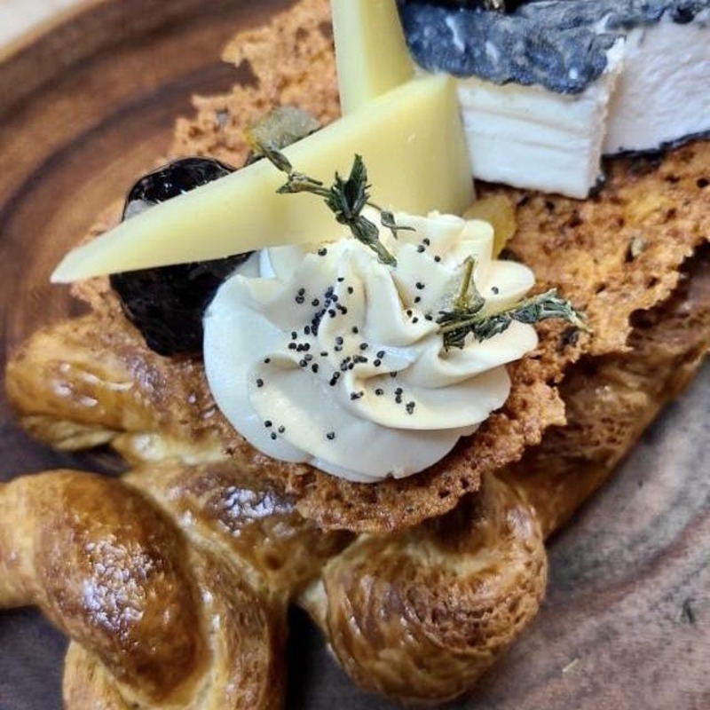 Croissant Cheeseboard from The Tempered Room