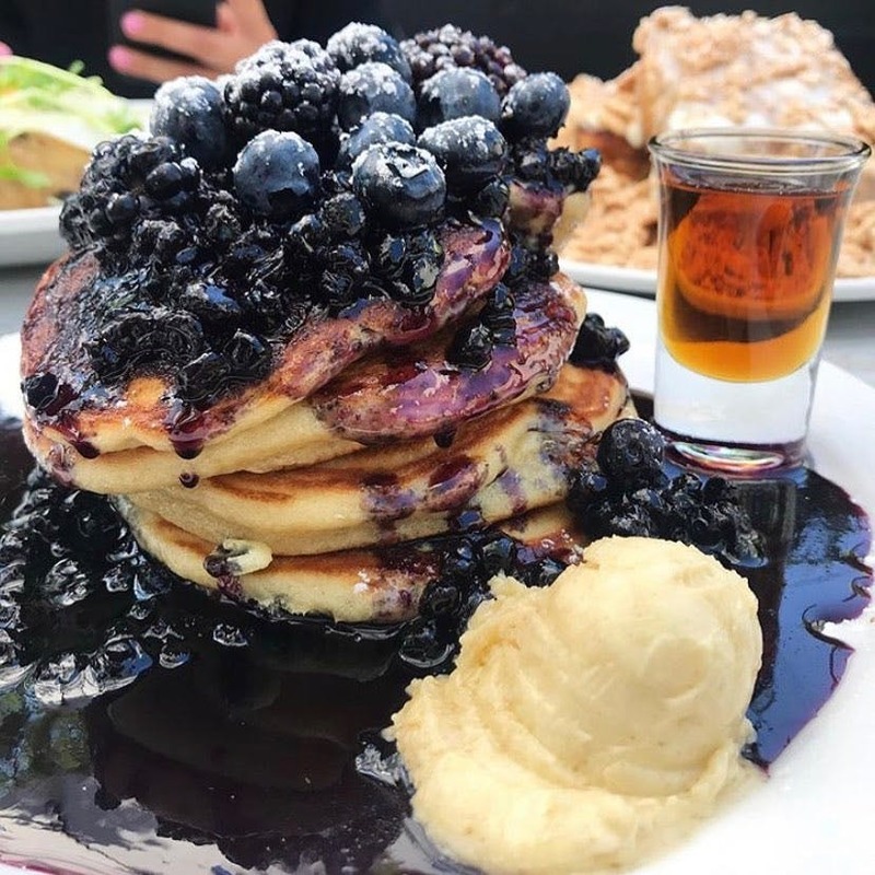 Black and Blue Pancakes