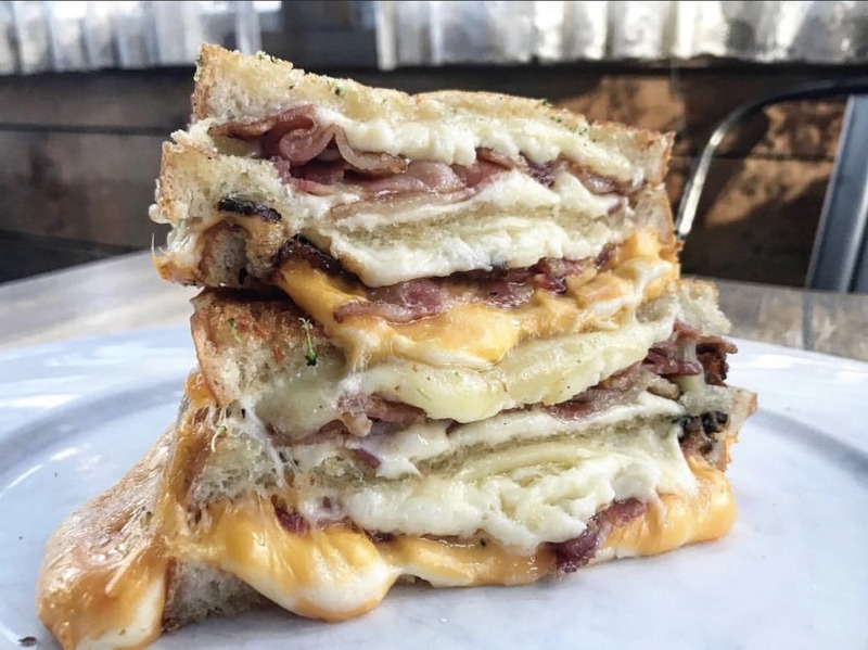 Double Stacked Grilled Cheese