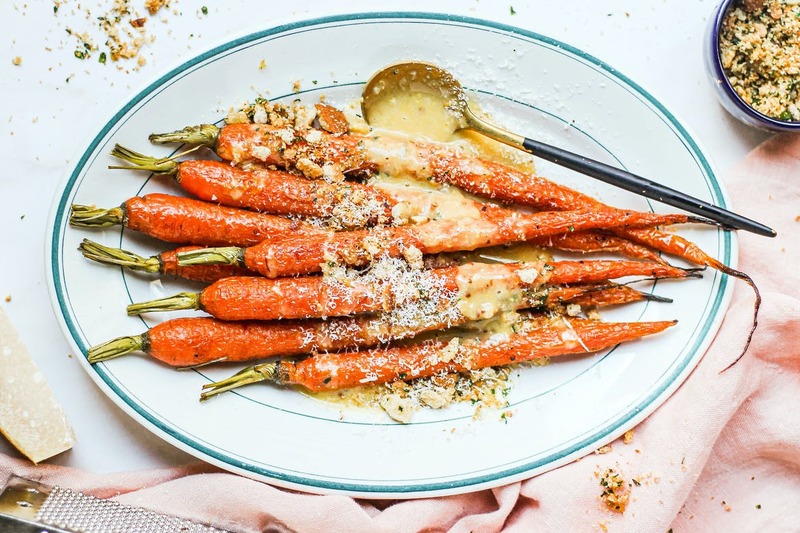 Caesar Roasted Carrots